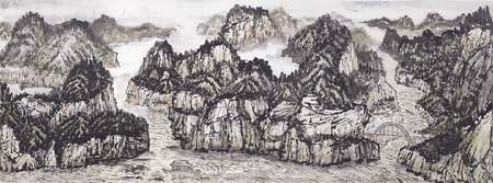 高峡平湖踏歌声——新三峡画卷创作随想